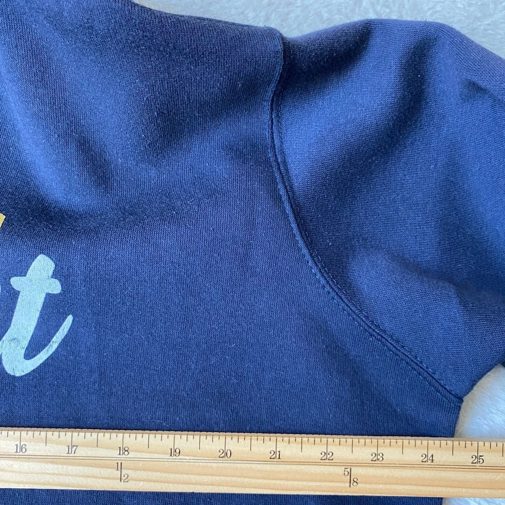 Ariat Real Navy Blue Hoodie Sweatshirt Women Size L Shield Graphic Logo NWT Gift - Picture 8 of 10